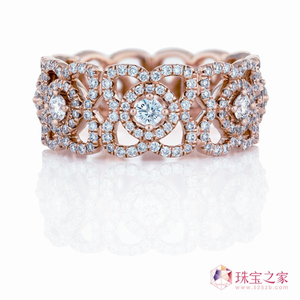 Enchanted Lotus系列 玫瑰金戒環