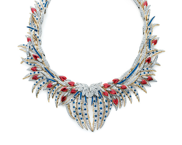 ܽ Tiffany & Co. ϺۅR¡V(chng)u¡_ĻչJean-Schlumberger 18k@ɫʯPlumesë(xing) 
