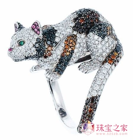 18K 肰ɫɫɫ@ʯ؈ָ Chopard錚OӋ