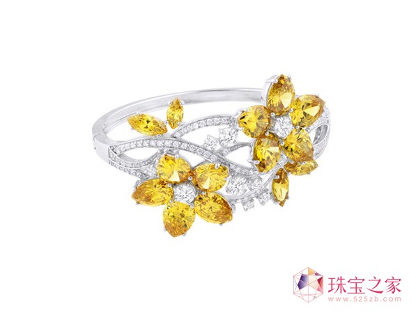 Flor Hada系列艷黃晶鉆手環(huán)